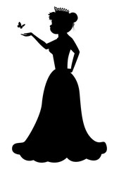 Cute Princess Silhouette