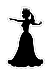 Cute Princess Silhouette