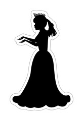 Cute Princess Silhouette