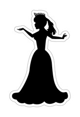 Cute Princess Silhouette