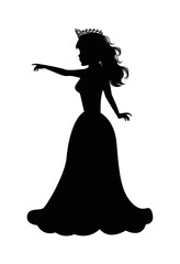 Cute Princess Silhouette