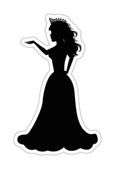 Cute Princess Silhouette