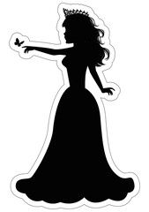 Cute Princess Silhouette