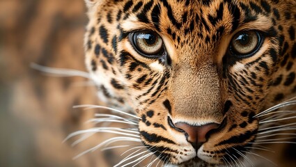 A Striking Close-Up of a Jaguar, Showcasing Its Intense Gaze and Impressive Spotting, Capturing the Raw Beauty and Power of Nature's Most Magnificent Predators.