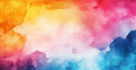 Warm and cool tones collide in this brightly colored watercolor texture representing energy and passion