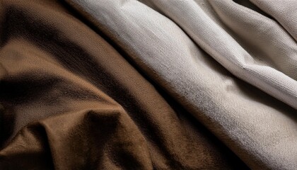 Textured fabric patterns (linen, velvet)