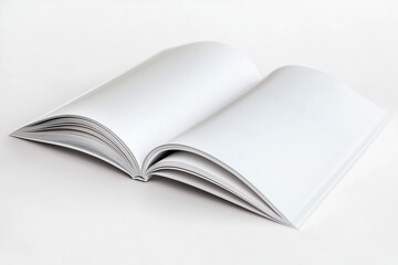 Obraz premium open book isolated on white background