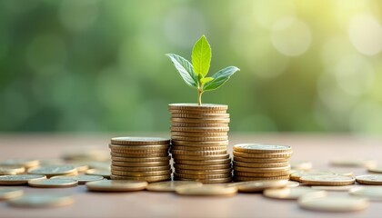  Growth from small beginnings  Money and a seedling