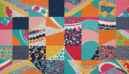 Colorful pattern illustration