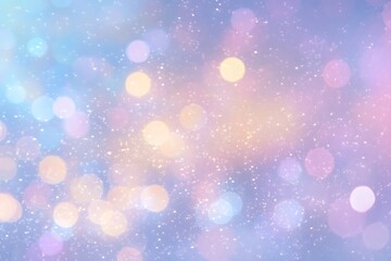 Obraz premium A sparkling, fantastic background created by gentle bokeh in pastel colors