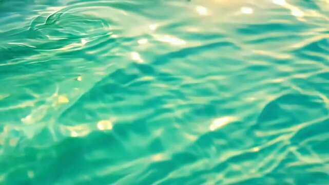 tranquil beauty nature vertical video showcasing texture emerald green water rippling sunlight perfect social medishorts stories evoke calm summertime vibes warm sunny days spent summer