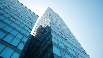 Obraz premium Modern architecture meets the sky