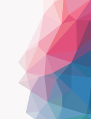 Abstract geometric polygon background. Wallpaper design
