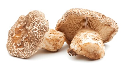 truffles isolated on white background