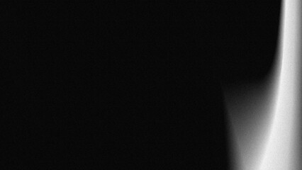 Abstract background black white style freeform gradient with defocused blur grainy soft noise effects copy space text area 