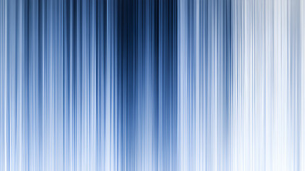 Fototapeta premium Abstract blue vertical lines with a gradient effect creating a serene and calming atmosphere in modern art