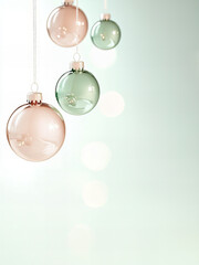 A nostalgic retro Christmas scene featuring vintage toys such as a glass ornament teddy bear, cotton-stuffed toys, and shimmering tinsel. The photo exudes the warmth and charm of a bygone era