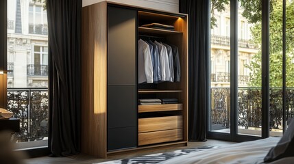 Fototapeta premium Modern Closet Interior.