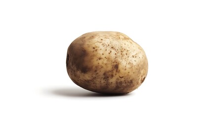 Fototapeta premium three potato on white