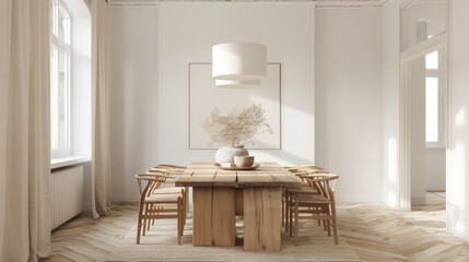 Minimalist Dining Room Design