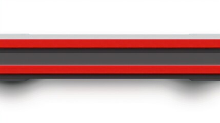 Fototapeta premium Abstract Red and Black Shelf