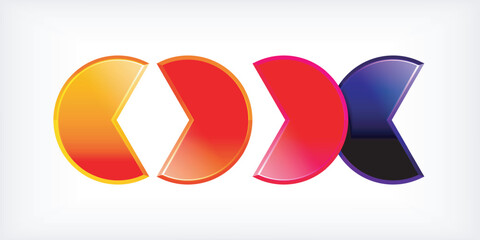 Trendy round shapes with triangular angle design element. Vector Illustration For Wallpaper, Banner, Background, Card, Book Illustration, landing page