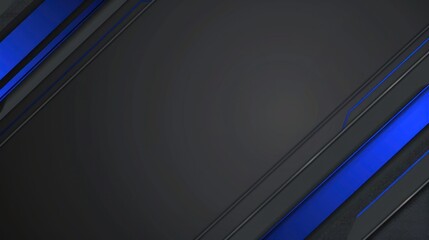 Abstract Blue and Black Design