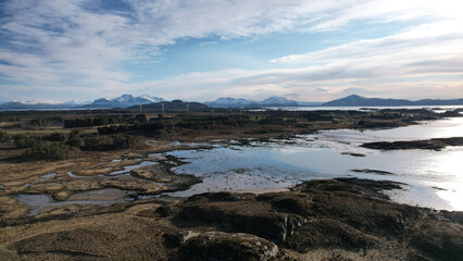 Küste norwegische Insel