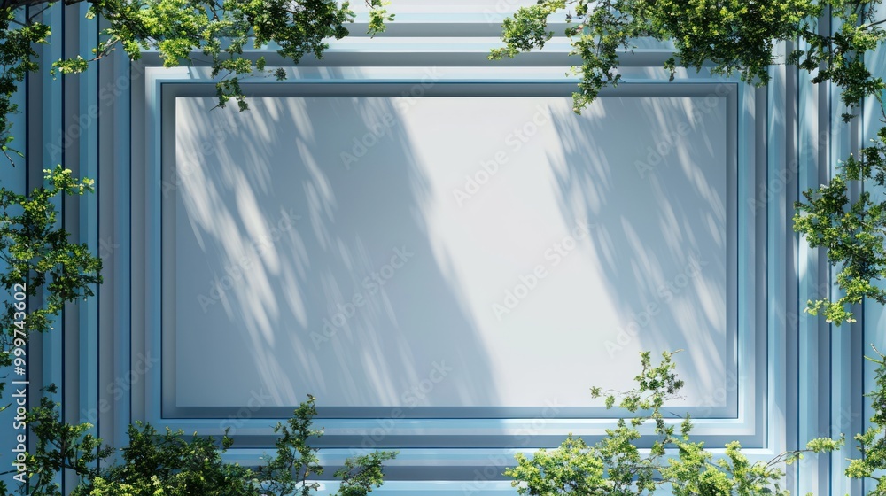 Wall mural Framed Greenery