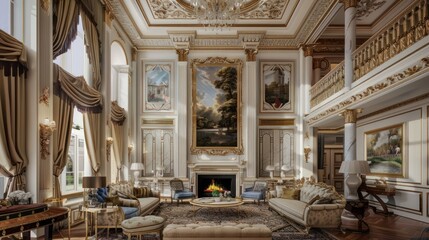 Naklejka premium Opulent Interior Design