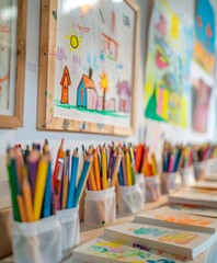 collage of  kids drawings