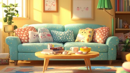 Cozy Living Room.