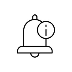 Information center outline icons, minimalist vector illustration ,simple transparent graphic element .Isolated on white background