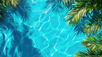 Tropical Waves and Shadows on Blue Water Surface