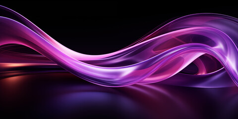 Blue and purple curve abstract background