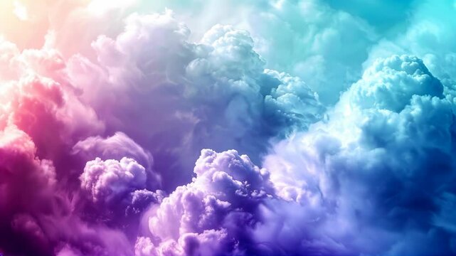 Captivating display of colorful clouds gracing the sky during sunset