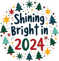 Merry Christmas 2025  for t-shirt design