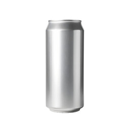 A blank soda can, isolated, transparent background, no background. PNG.