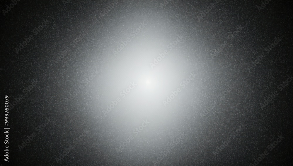 Poster soft white light radiates from the center, creating a serene and calming atmosphere ideal for artist