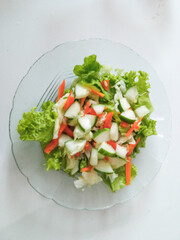 healthy food vegetable salad. diet food