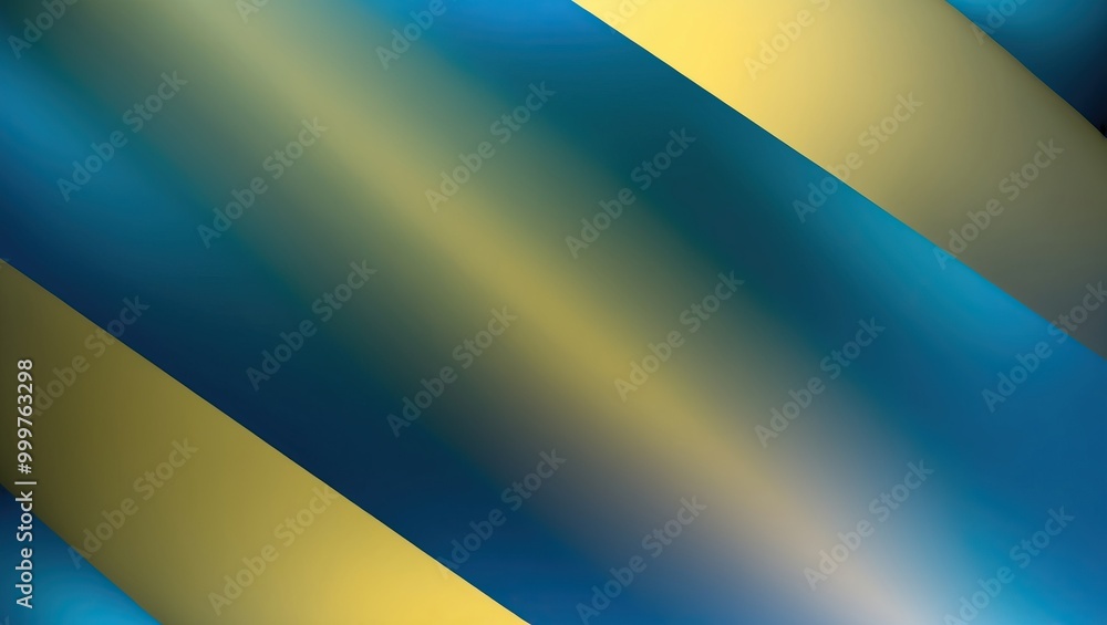 Poster abstract background featuring smooth blue and yellow gradients creating a dynamic, fluid design suit