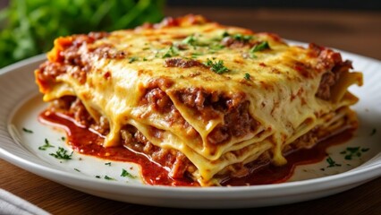 Delicious lasagna ready to be savored
