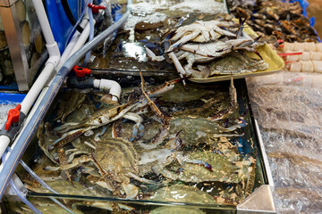 Korean seafood ingredients fresh blue crab