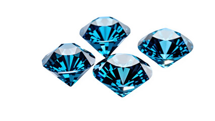 Fototapeta premium blue diamond gem