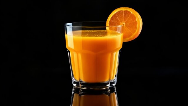  Refreshing citrus delighta glass of orange juice with a twist