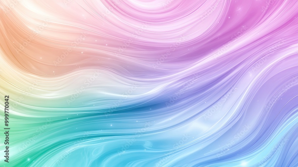 Aufkleber a smooth, colorful abstract background with flowing gradients and soft textures.