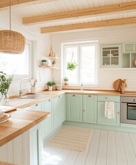 modern kitchen interior