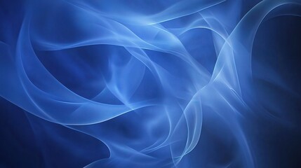 Obraz premium Ethereal Blue Abstract Waves Background