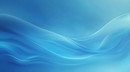Fototapeta premium Soft Blue Waves in Fluid Motion