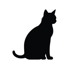 Cat silhouette vector